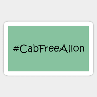 #CabFreeAllon Sticker